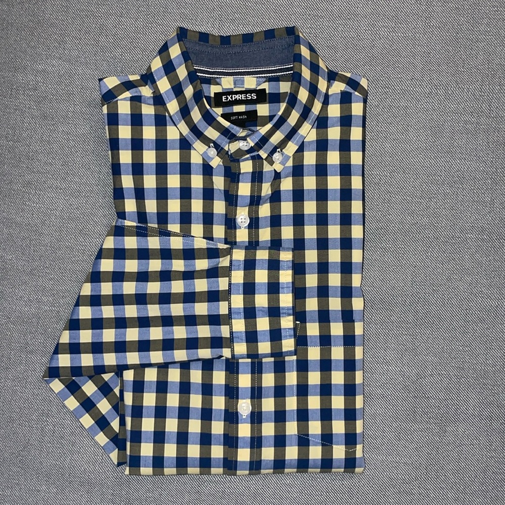 Express, Men’s Size Small, Soft Wash, Dress Shirt
